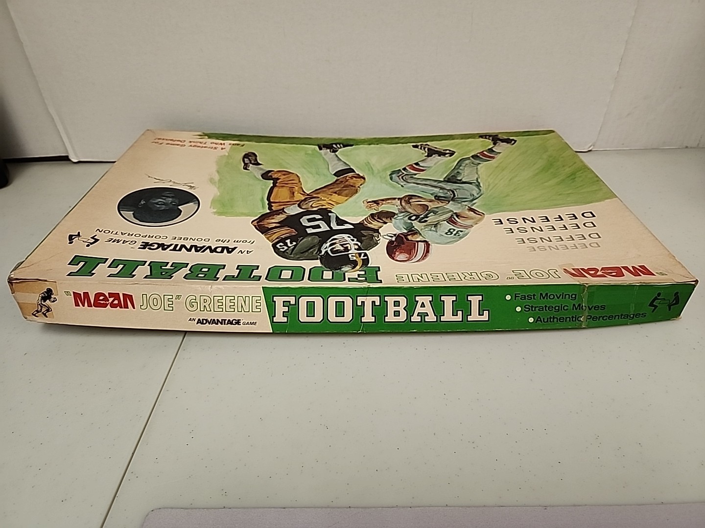 Vintage 1974 Donbee Corp. Mean Joe Greene Football Board Game Complete