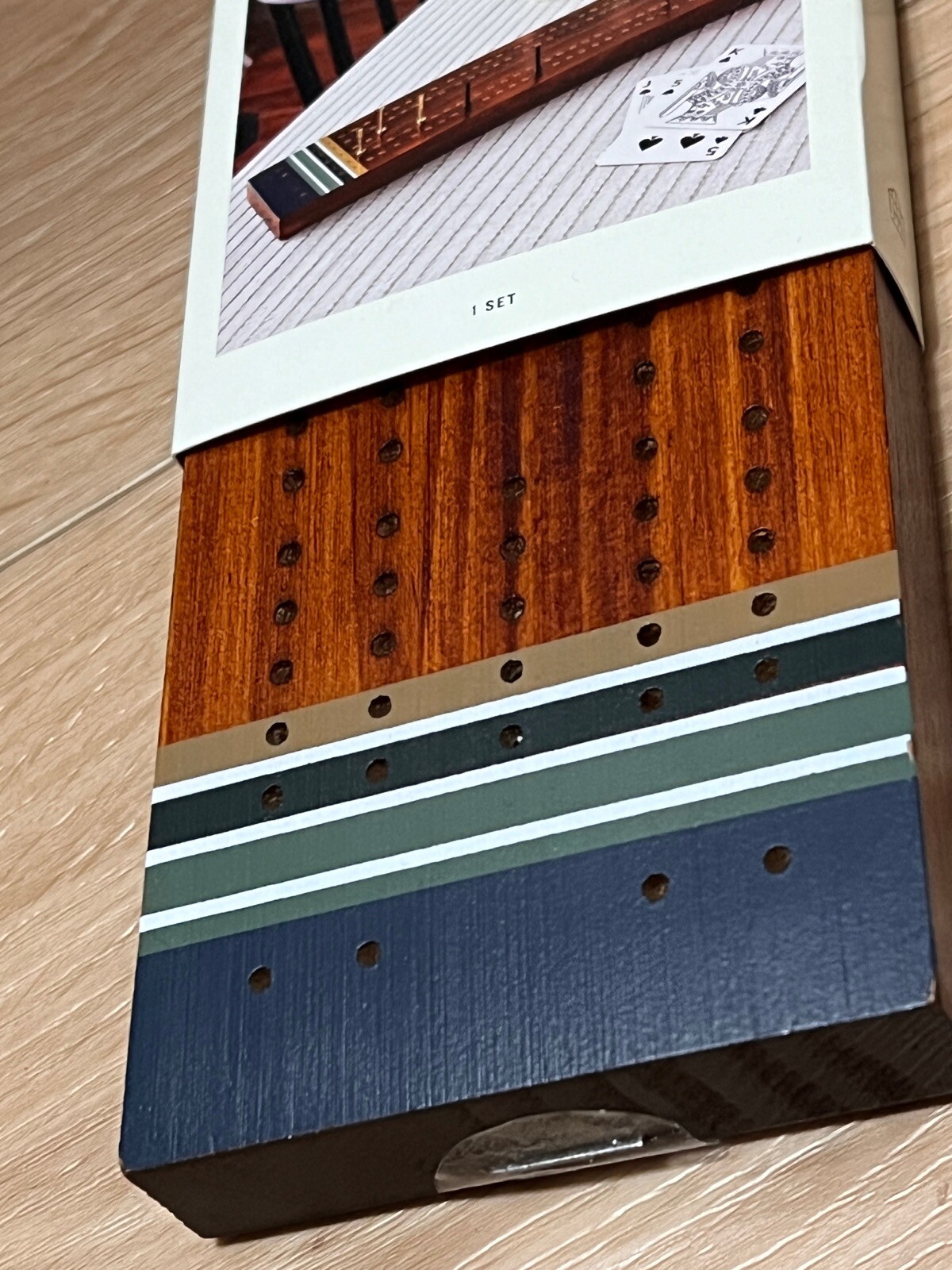 Hearth and Hand Magnolia Cribbage Board