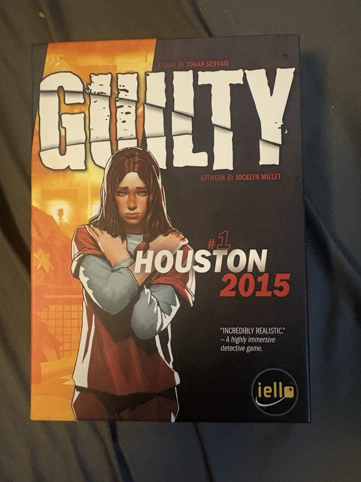 IELLO: Guilty: Houston 2015 – Cooperative Board Game, Ages 18+
