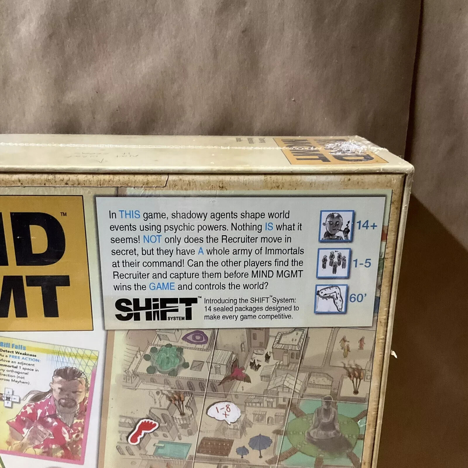 Mind MGMT Psychic Espionage Board Game NEW Sealed Off The Page Games