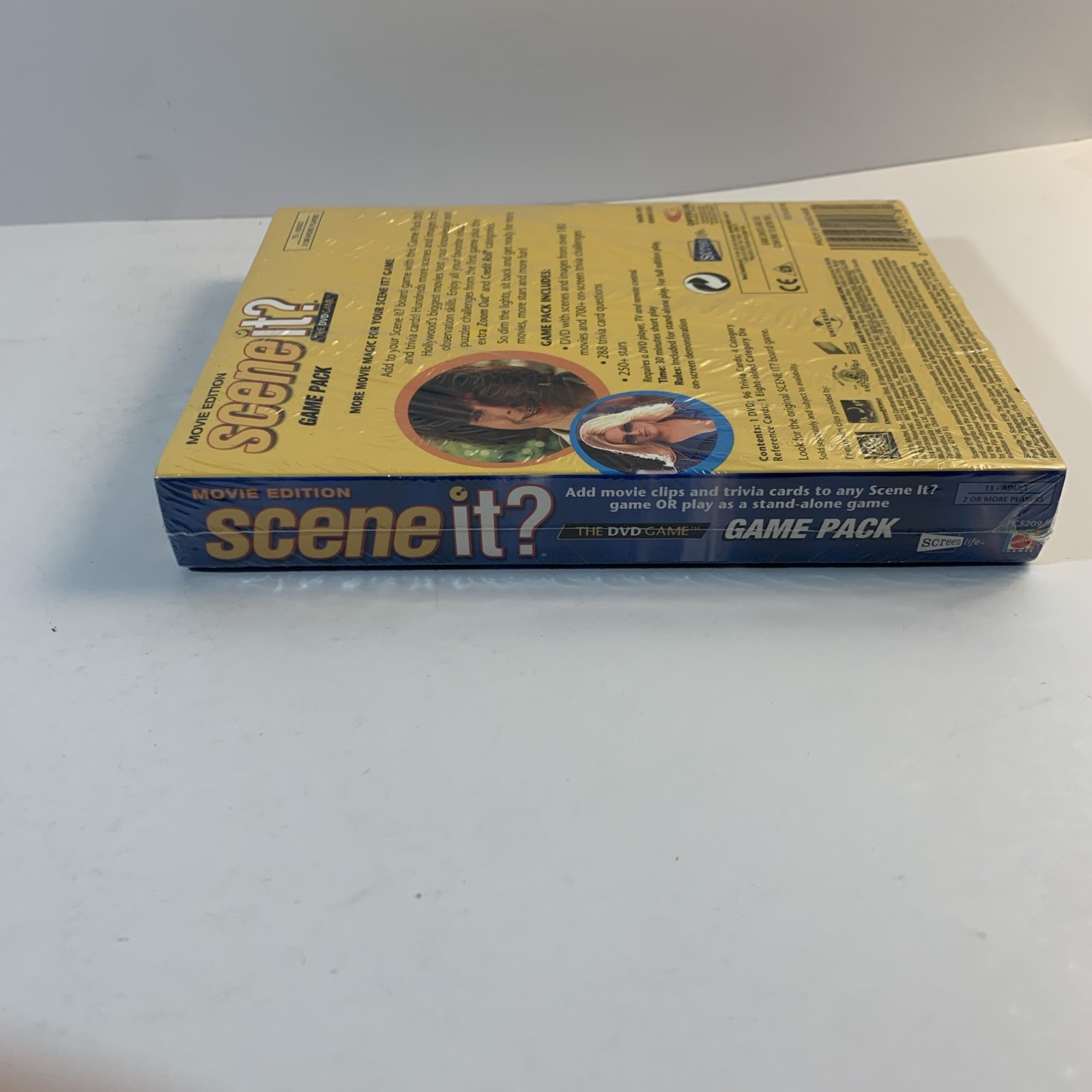 Movie Edition Scene It? DVD Game Pack Mattel 2005 New Sealed Trivia Expansion