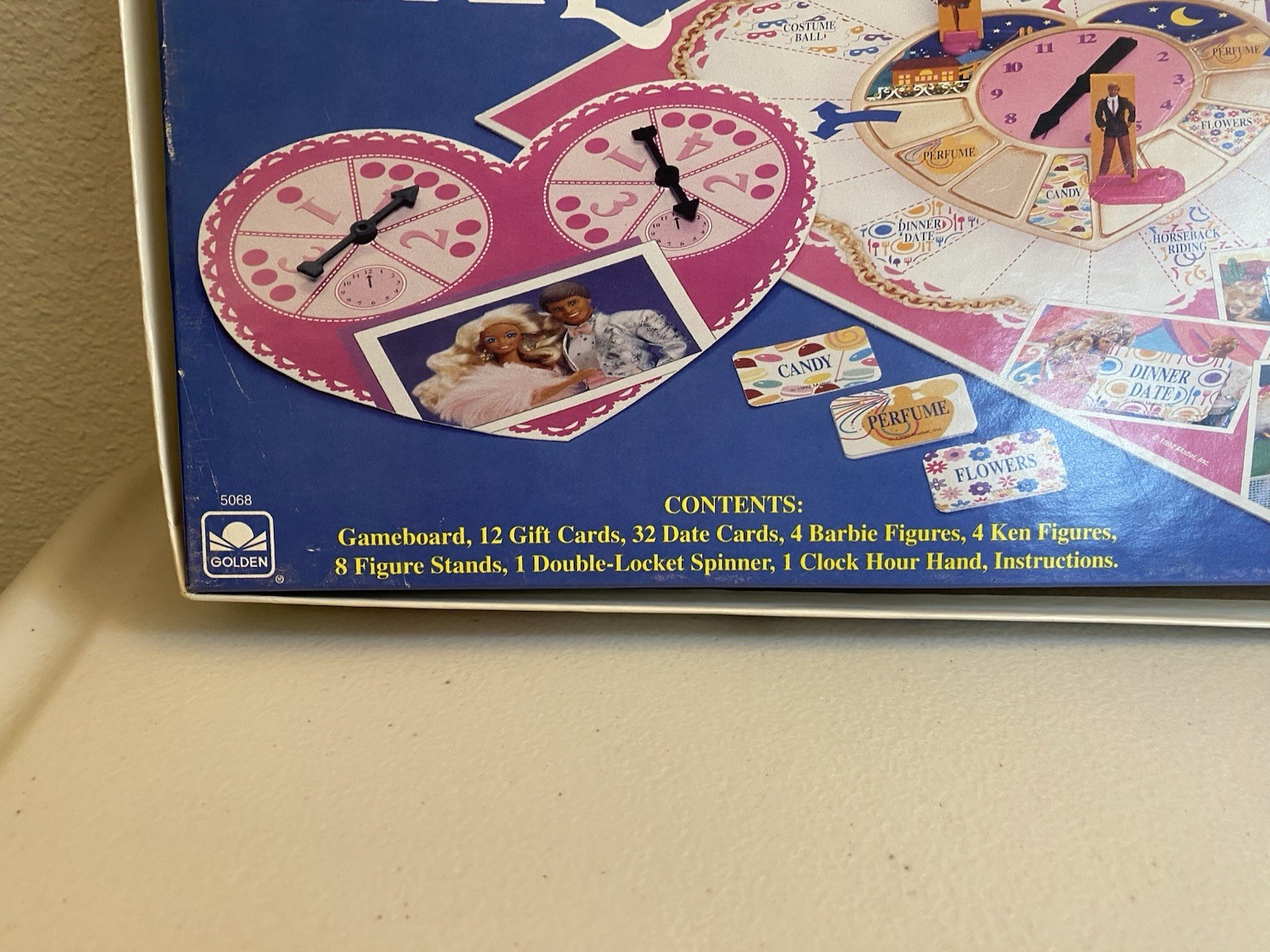 COMPLETE Barbie Dream Date Board Game 1992 Golden Ken Dolls
