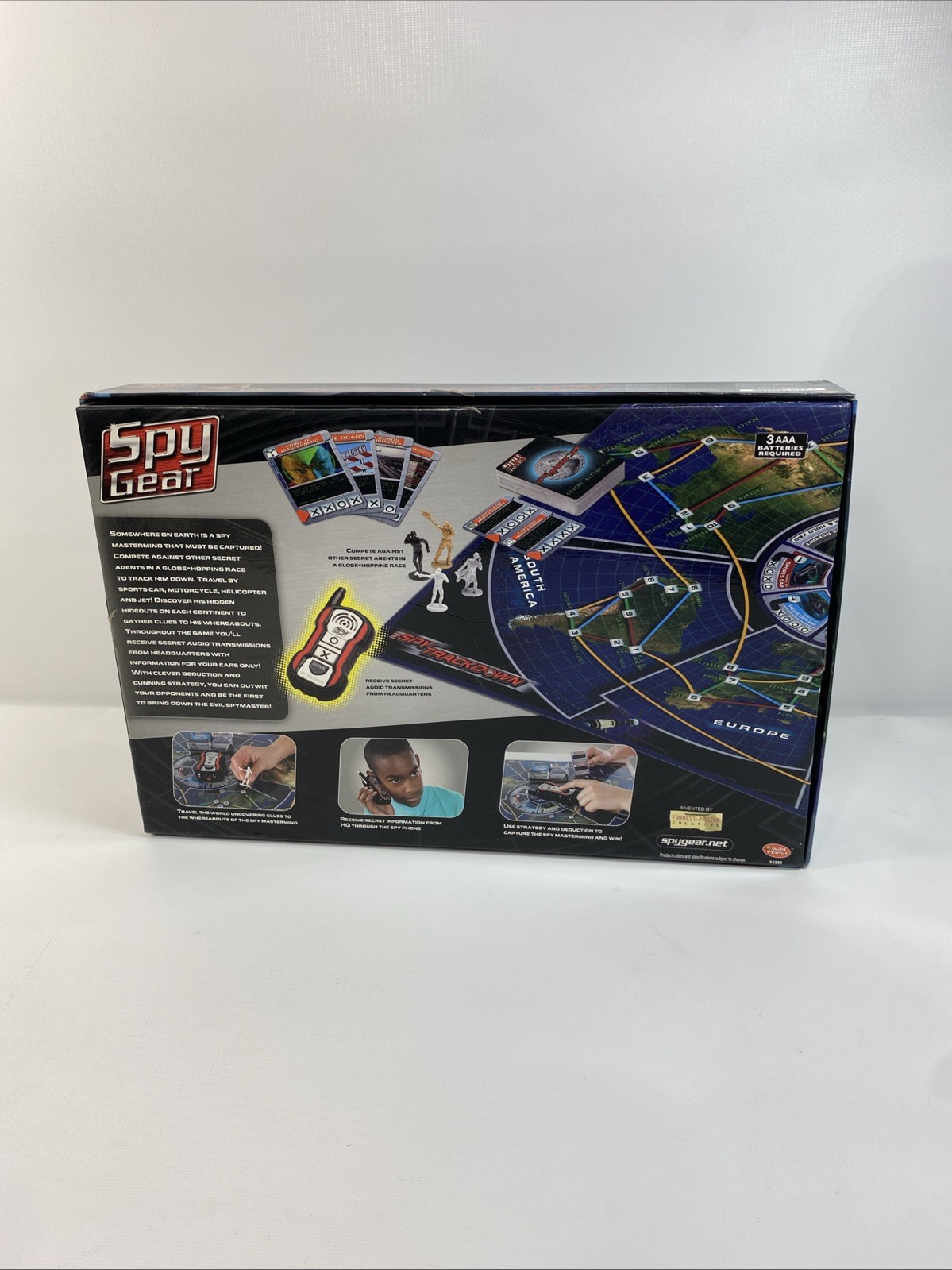 Spy Trackdown Game (For Parts, NOT Complete) Missing Some Cards (Read)