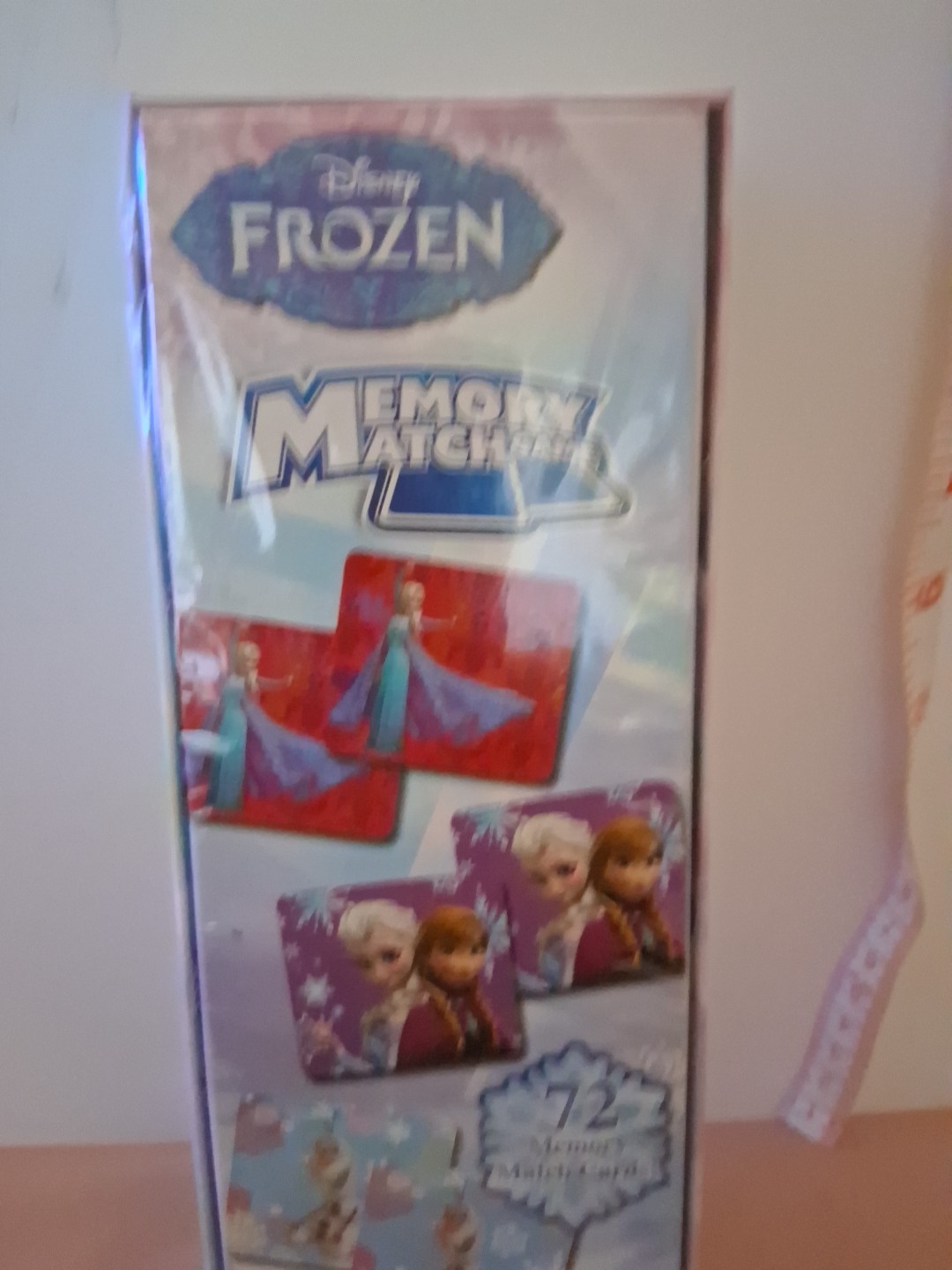 Disney Frozen Memory Match Game Cards Photo Tiles Kids Anna Elsa Olaf Education