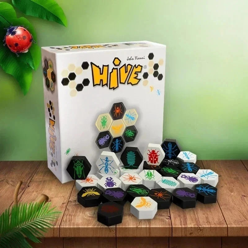 Hive Board Game 2 Player Family Fun Strategy Travel Party Entertainment Game