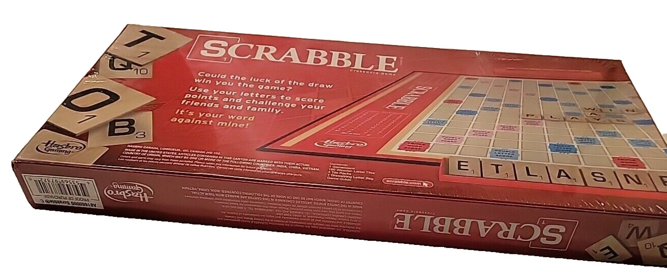 Classic Hasbro Scrabble Game A8166 New Factory Sealed NIB