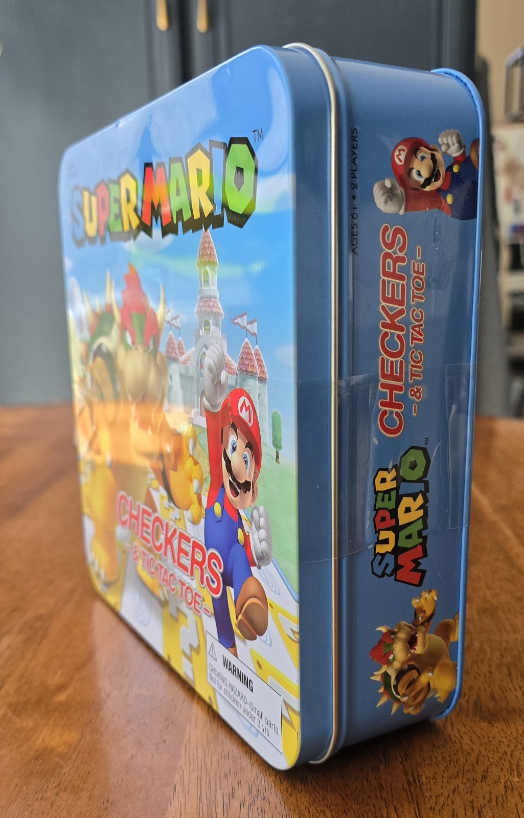 Super Mario Checkers Tic-Tac-Toe Collector’s Game Set Brand New/Sealed