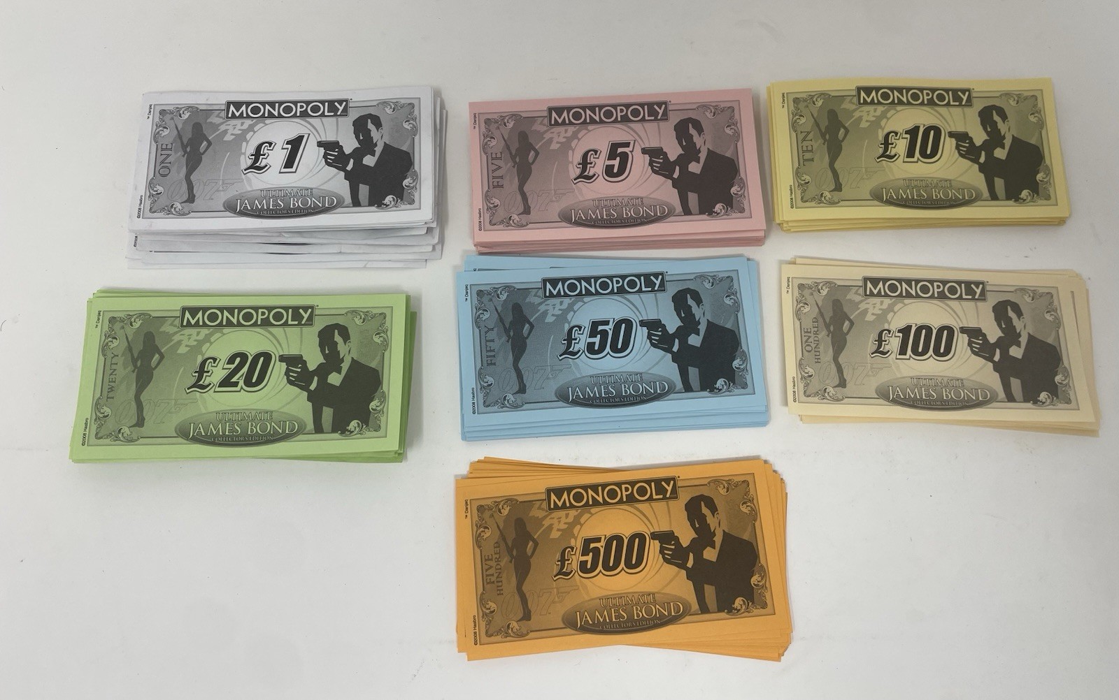 The Ultimate James Bond 007 Monopoly Game Collectors Edition Replacement Money