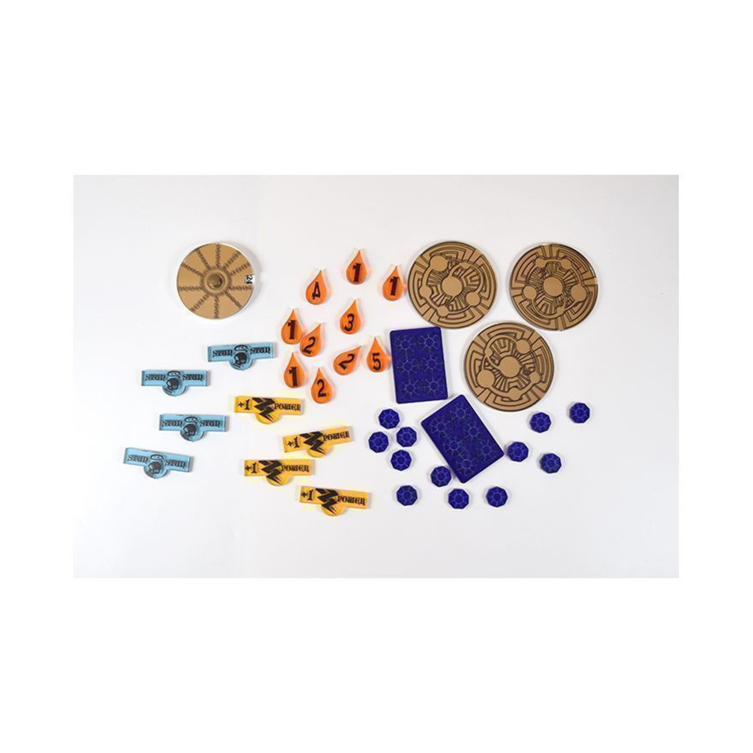 Bandua Token Set Keyforge Compatible Token Set – Gold New