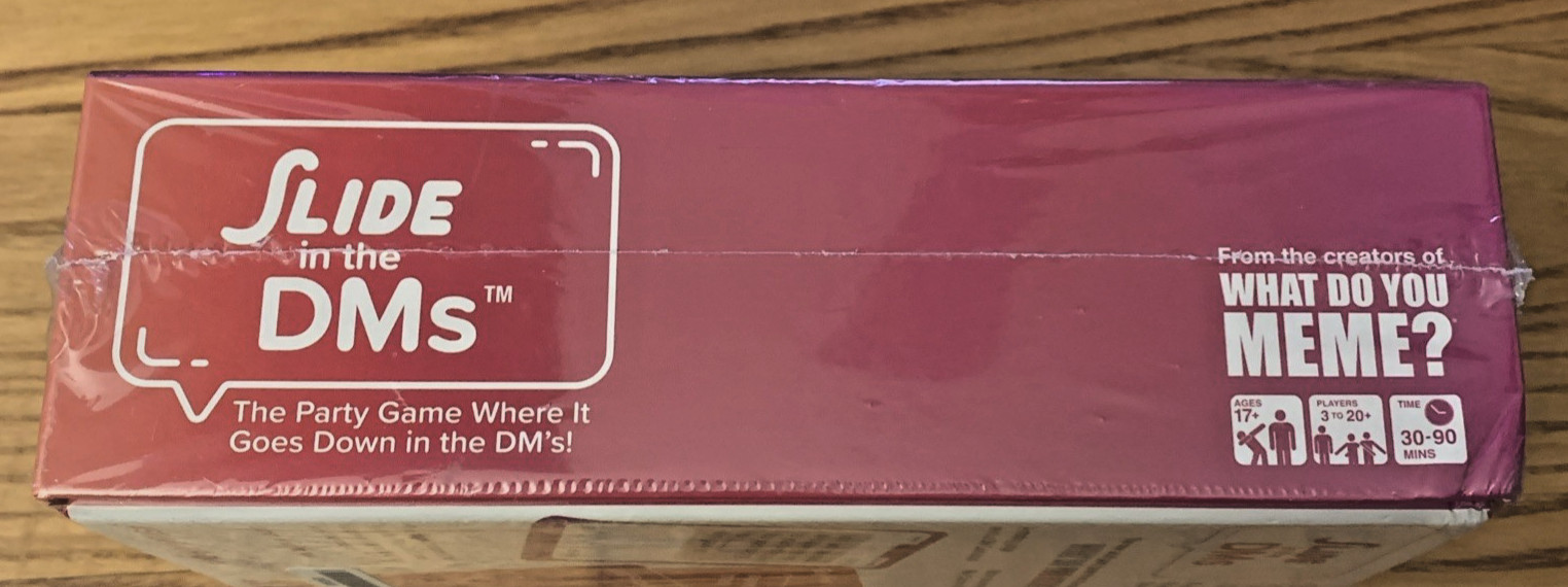 Slide in the DMs Party Card Game NEW SEALED (What Do You Meme)