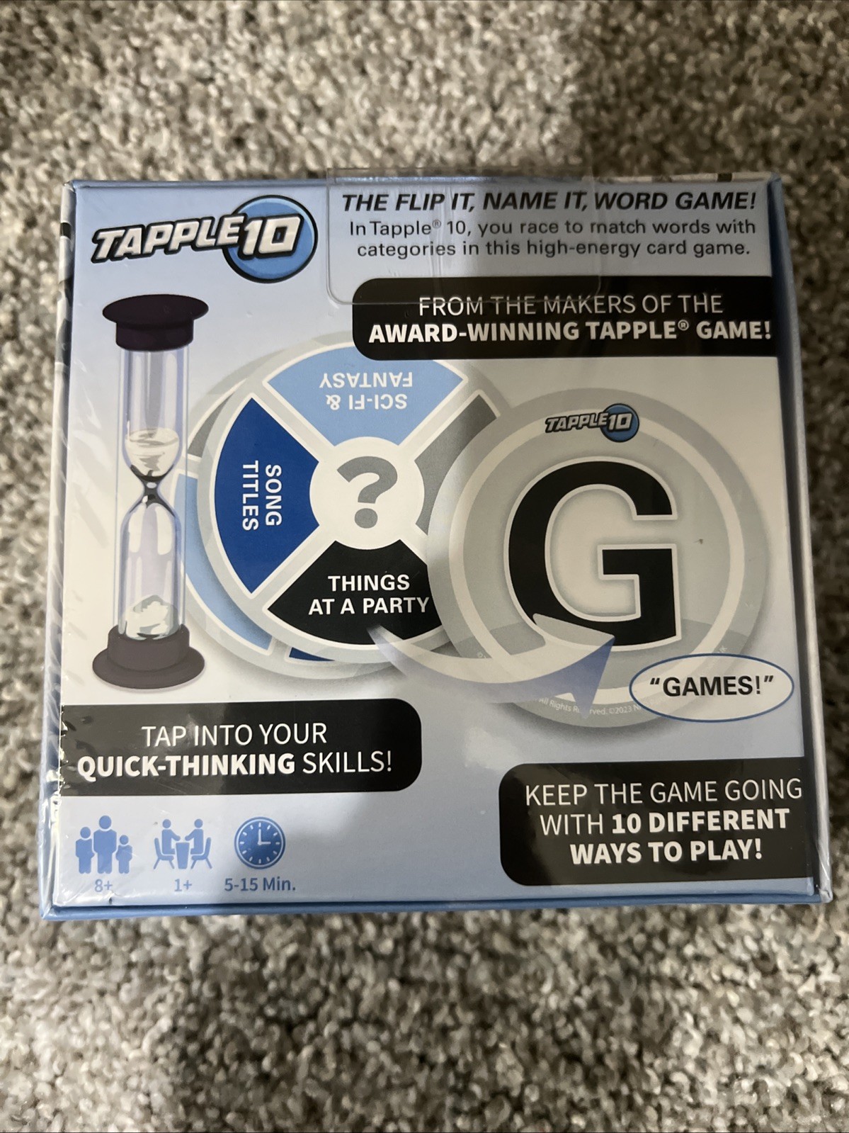 Tapple 10 [Board Game, 1-8 Players] NIB Still Shrink Wrapped