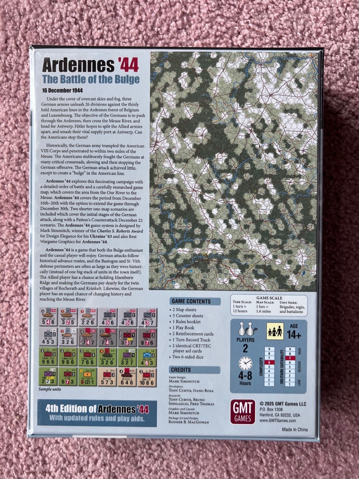 Ardennes ’44 4th Printing by GMT Games NEW 2026 mint in shrink