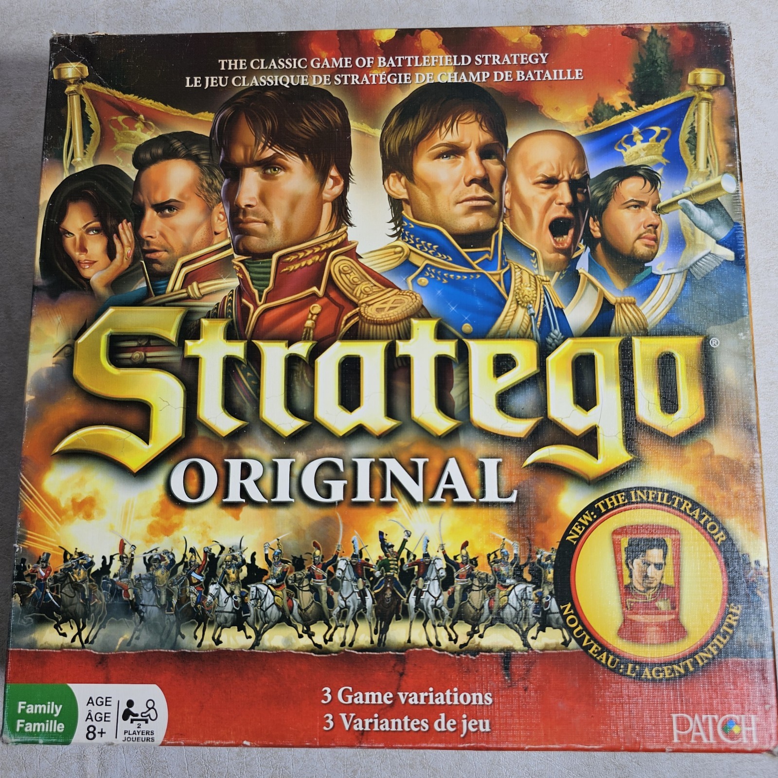 Royal Jumbo Patch Stratego Original Battlefield Strategy 2014 Complete Pre-owned