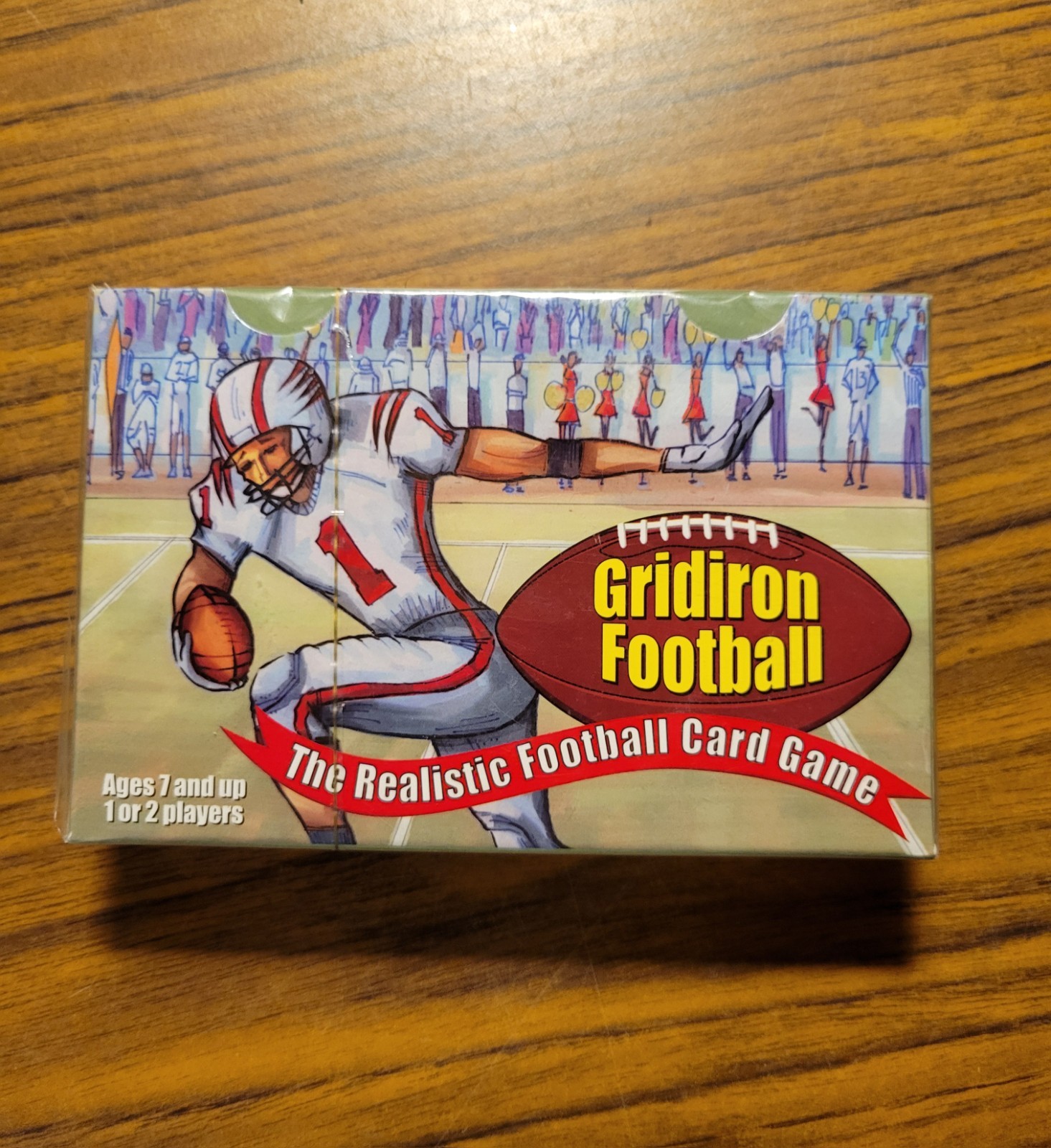 Gridiron Football Card Game New Ages 7+ State Games, Inc for 1 or 2 Players
