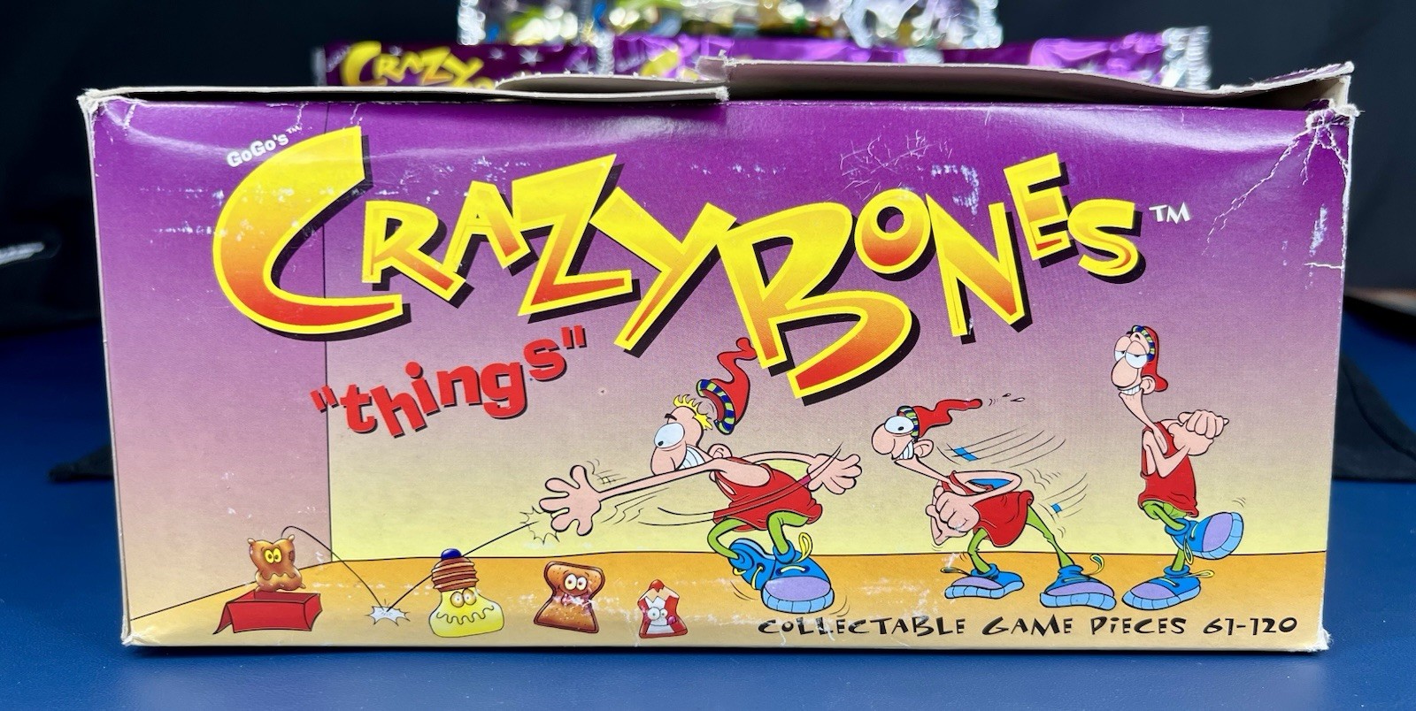 10 Sealed Packs GoGo’s Crazy Bones Things & Empty Display Box