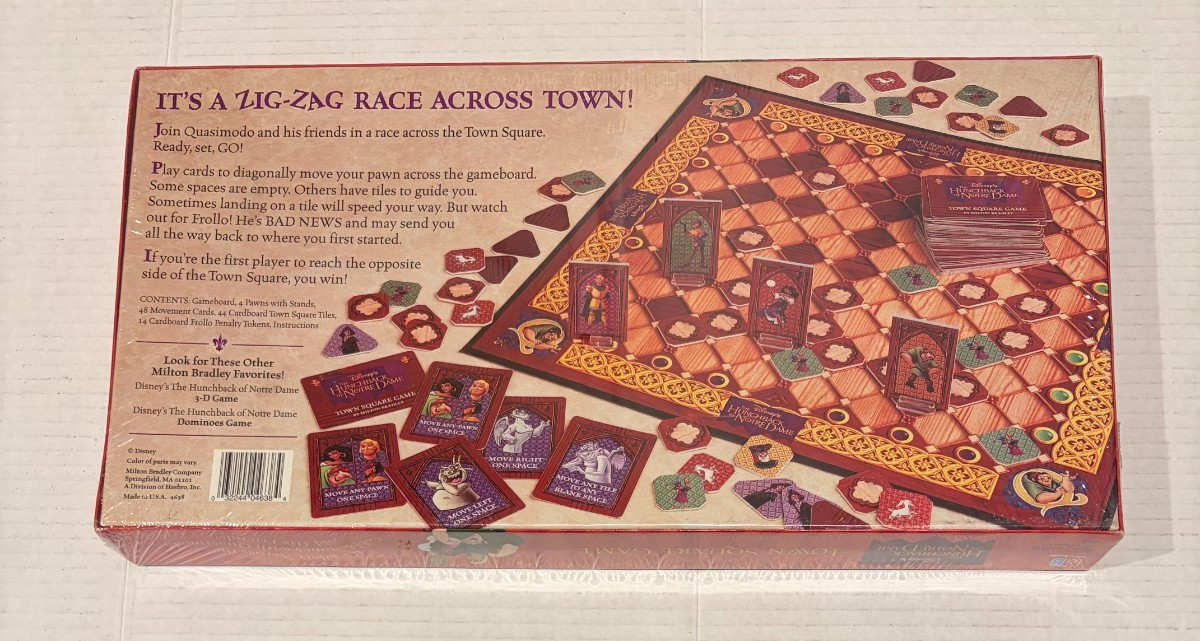 1995 Disney’s The Hunchback of Notre Dame Town Square Game Milton Bradley SEALED