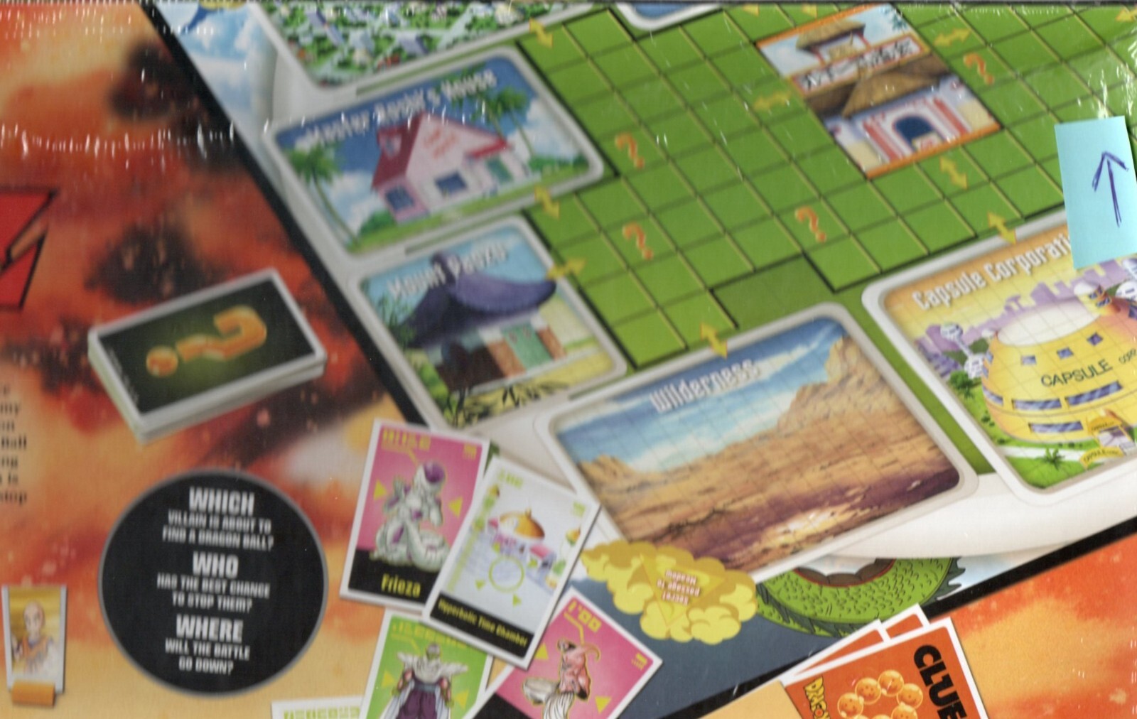 Dragon Ball Z CLUE 8+ 2-6 PLAYERS 60+ MINUTES + FREE DVD