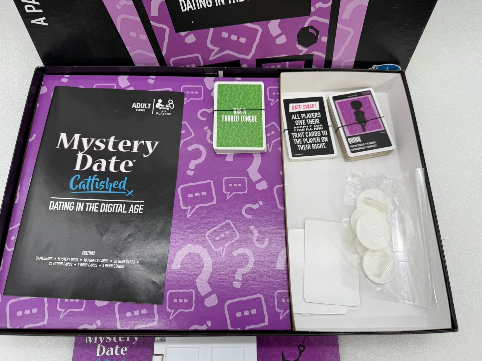 Mystery Date Catfished Board Game for Adults Hilarious Party Game Complete! EUC!