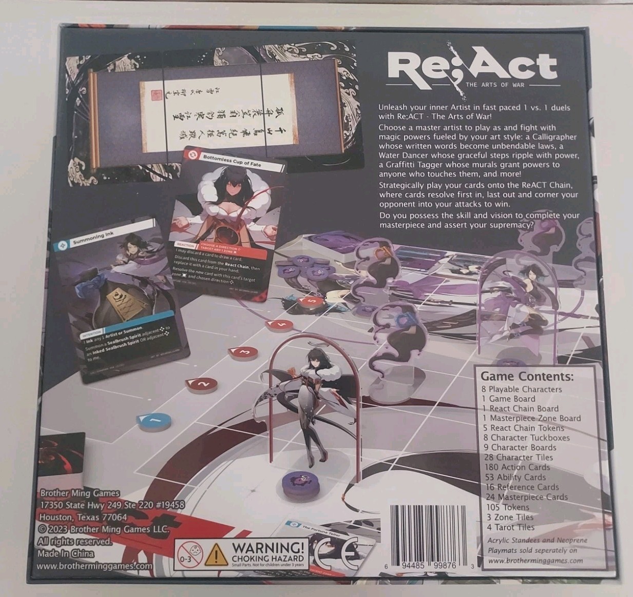 Re;ACT – The Arts of War – Board Game (Standard Edition) NEW