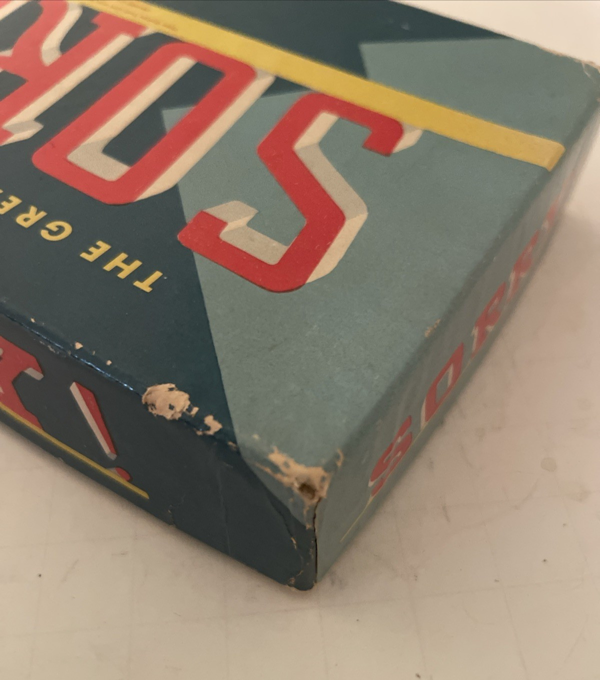 Vintage 1950 Sorry! Board Game Wooden Pieces, Wood Pawns, Cards, Instructions