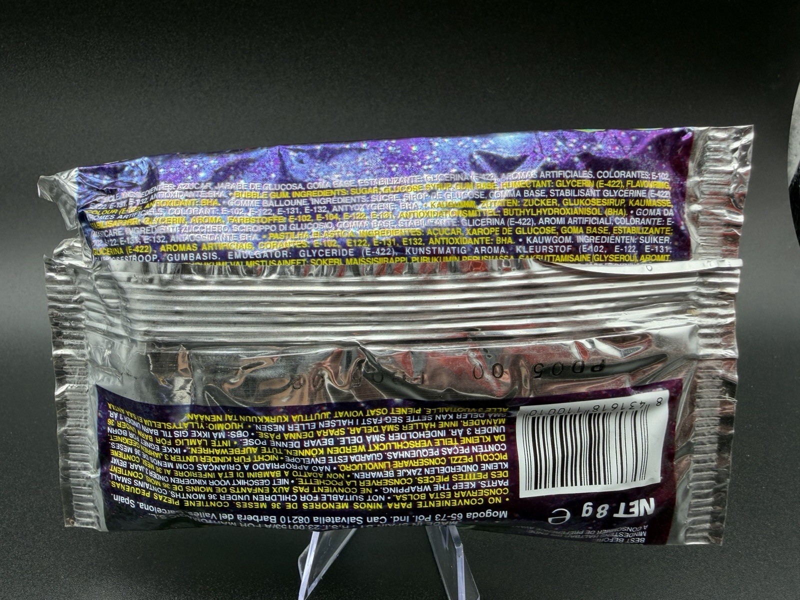 Crazy Bones Aliens German Unpainted Macro Aliens Sealed Pack Rare