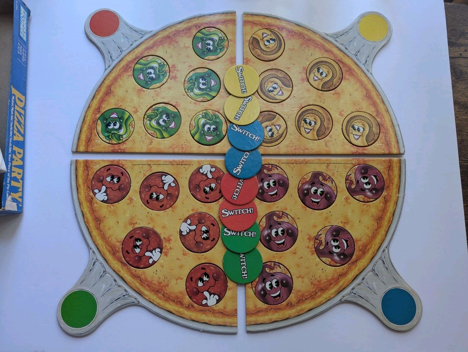 Pizza Party Board Game, Parker Brothers, Complete, 1987