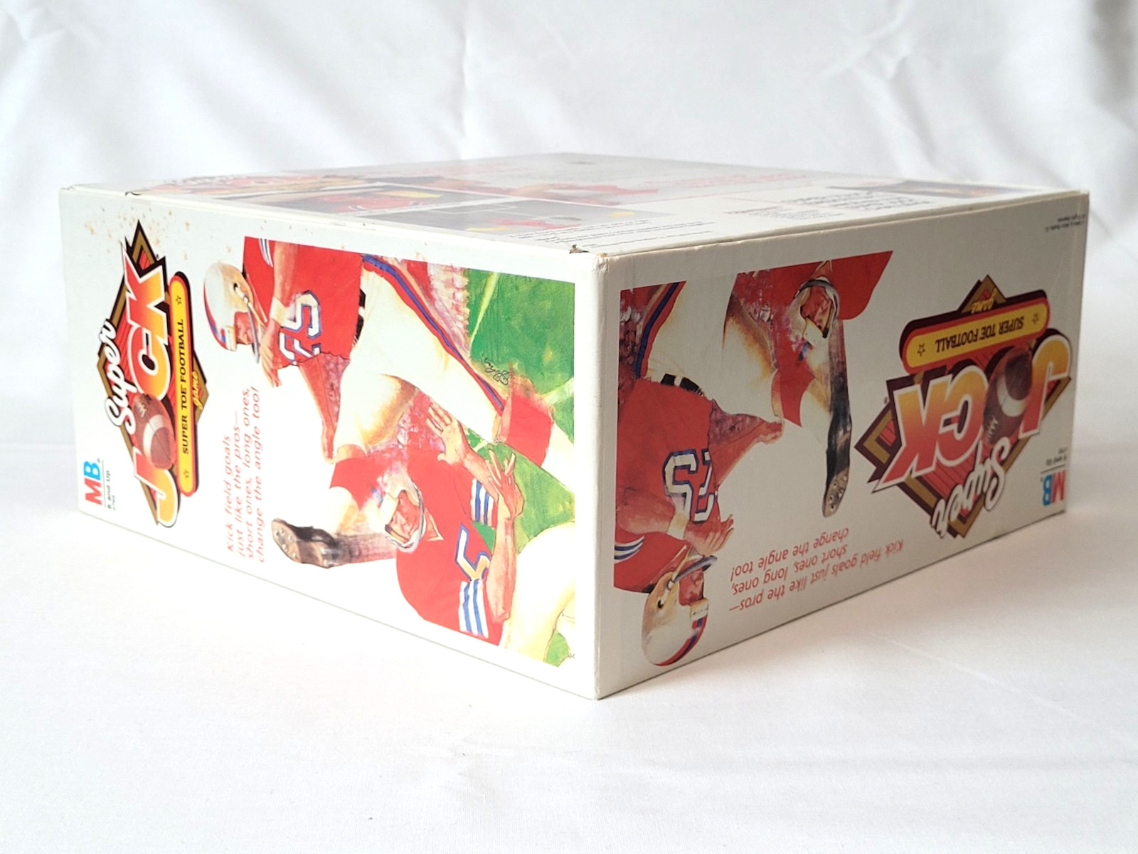 Vintage Milton Bradley Super Jock Super Toe Football Game 1986 – Works – CIB