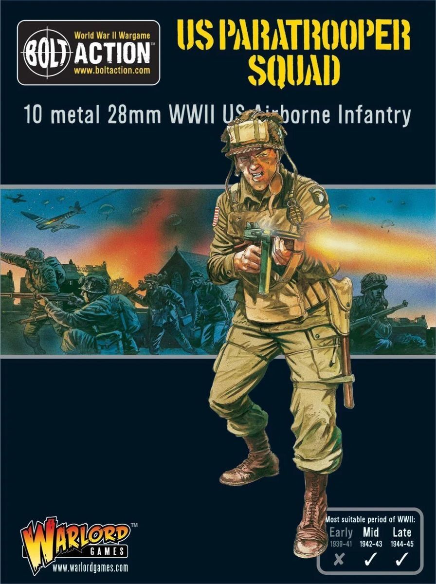 Bolt Action – US Paratrooper Squad