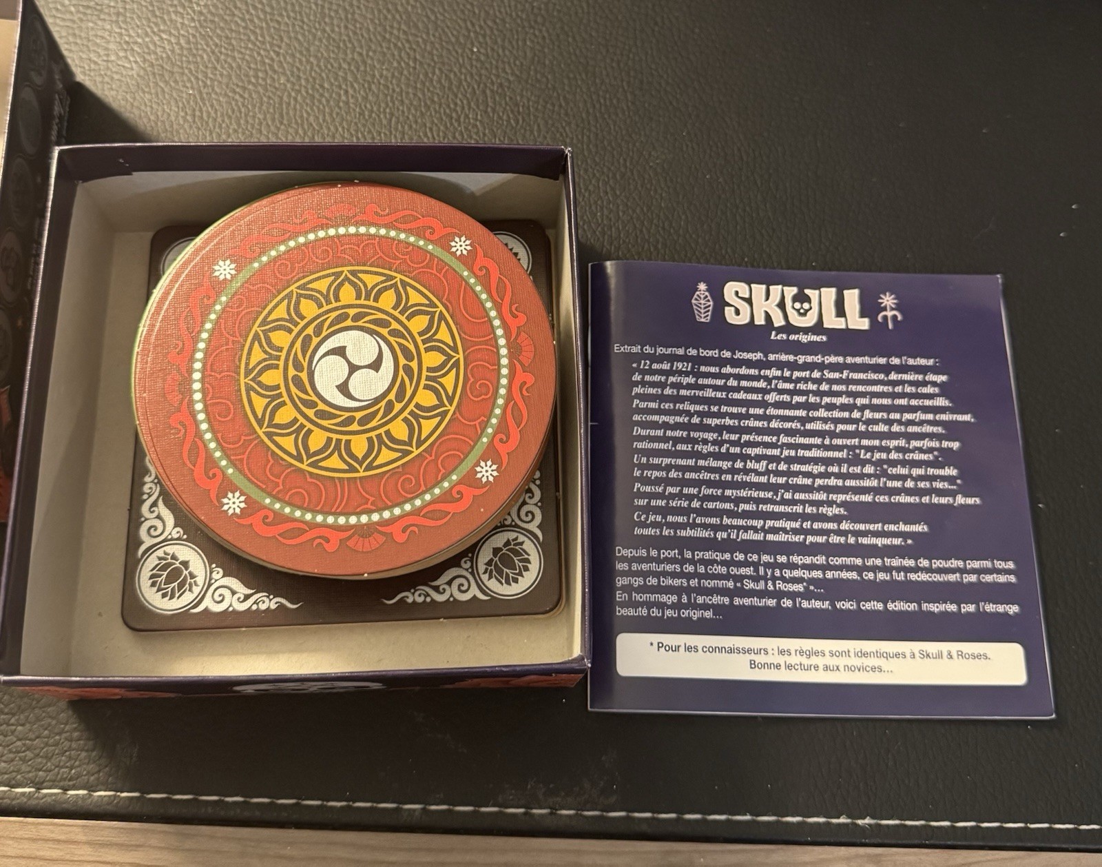 Skull Card Strategy Mystery Strategic Game 3-6 Players 14+ Party Game Family