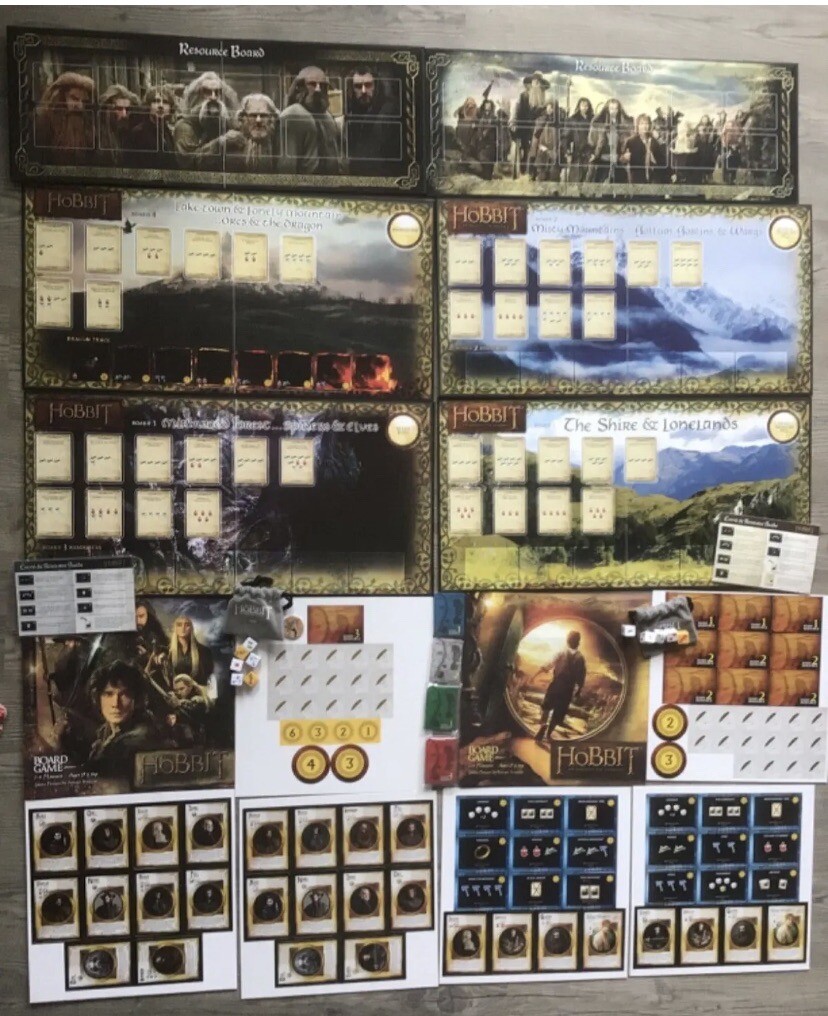 The Hobbit The Desolation of Smaug & An Unexpected Journey Board Game