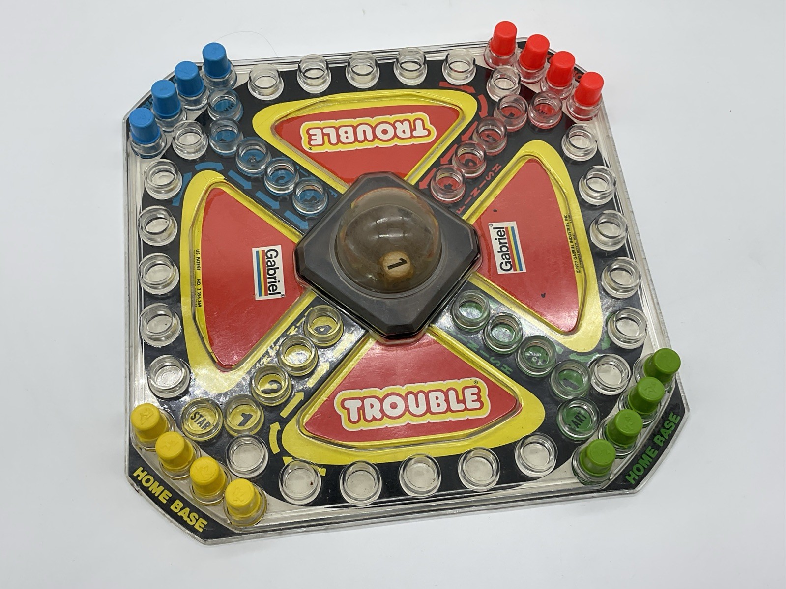 VINTAGE 1977 Gabriel Trouble Pop-O-Matic Game COMPLETE