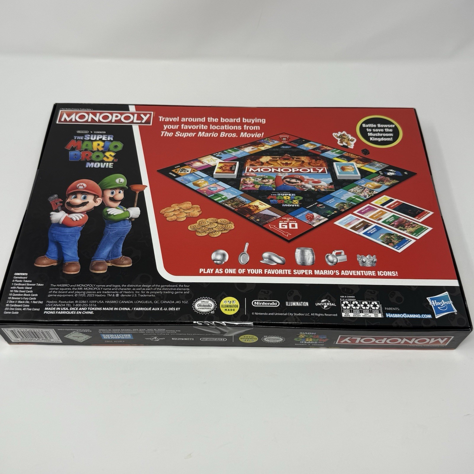 NEW Monopoly Super Mario Movie Edition Board Game Nintendo Bowser CHRISTMAS GIFT