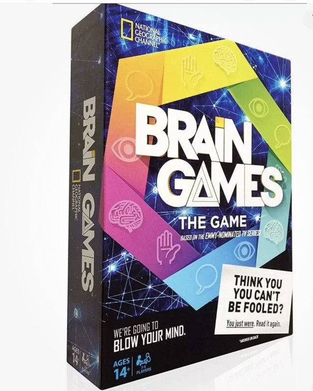 National Geographic Channel Brain Games The Game Board Game NEW SEALED