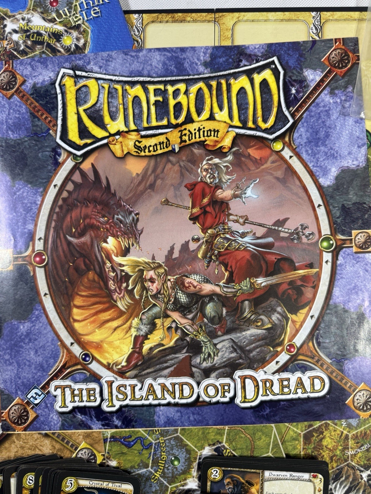 Runebound 2nd edition + 2 Extra Expansions Read