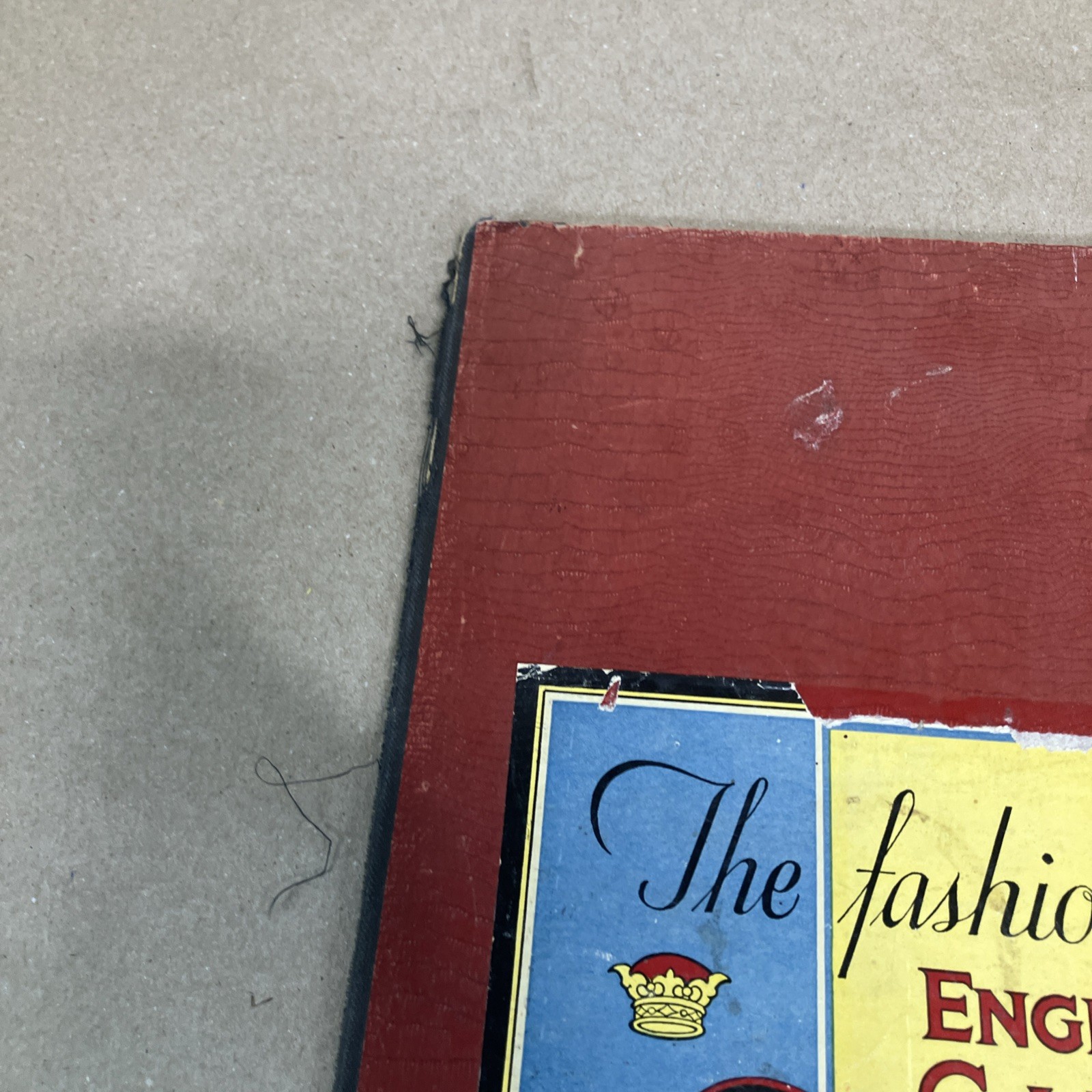 1930’s? The Fashionable English Game “Sorry”! RARE! See Pics! Board Only