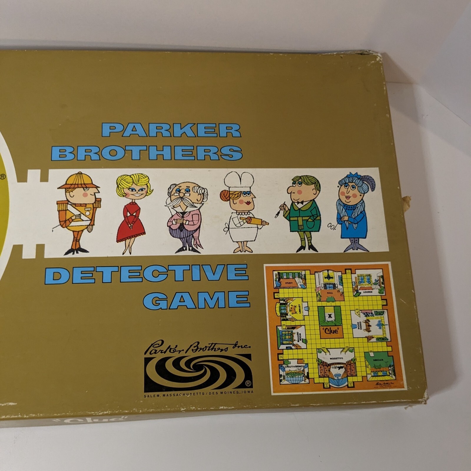 Vintage 1963 Clue Game by Parker Brothers, Complete with all Original Parts