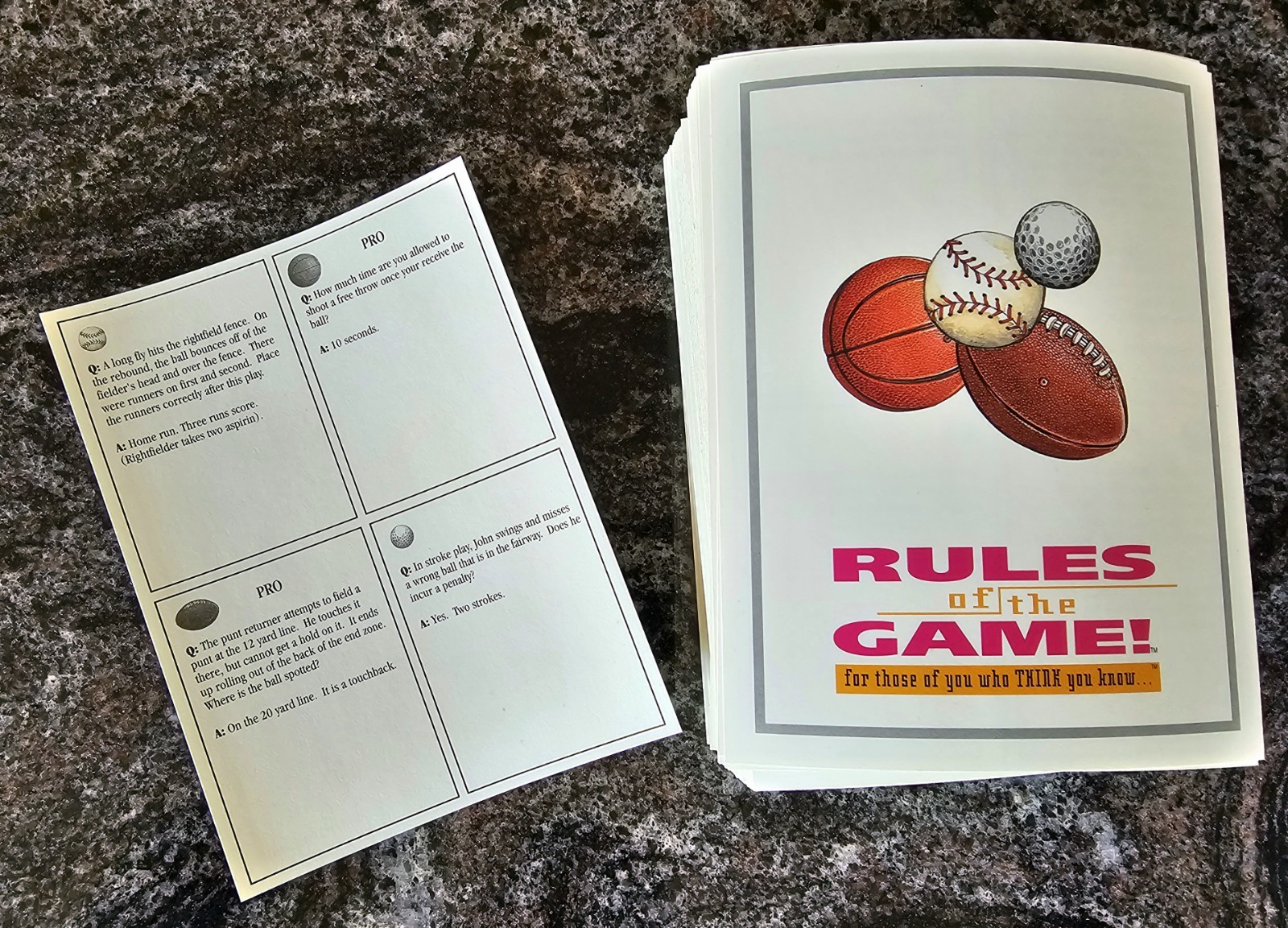 “Rules of the Game” Board Game, 1995, Made in USA