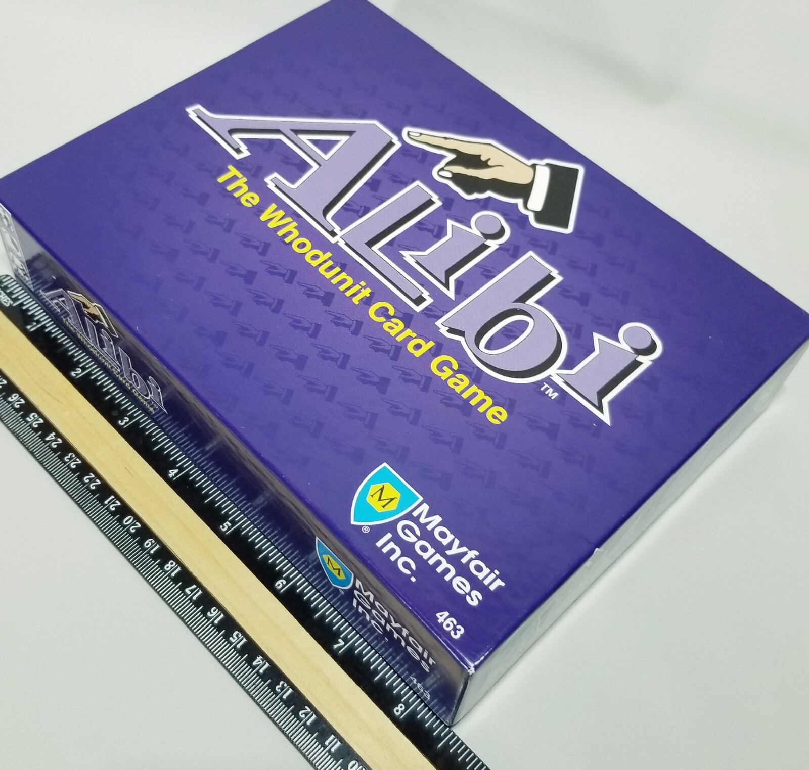 ALIBI Card Game Family Party Whodunit Deduction Game ▪︎ Mayfair Games