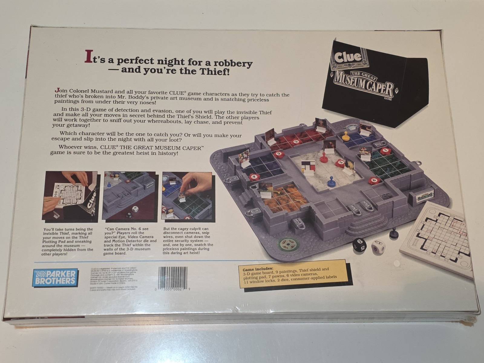 Parker Brothers Clue The Great Museum Caper Board Game (1991) NEW Sealed