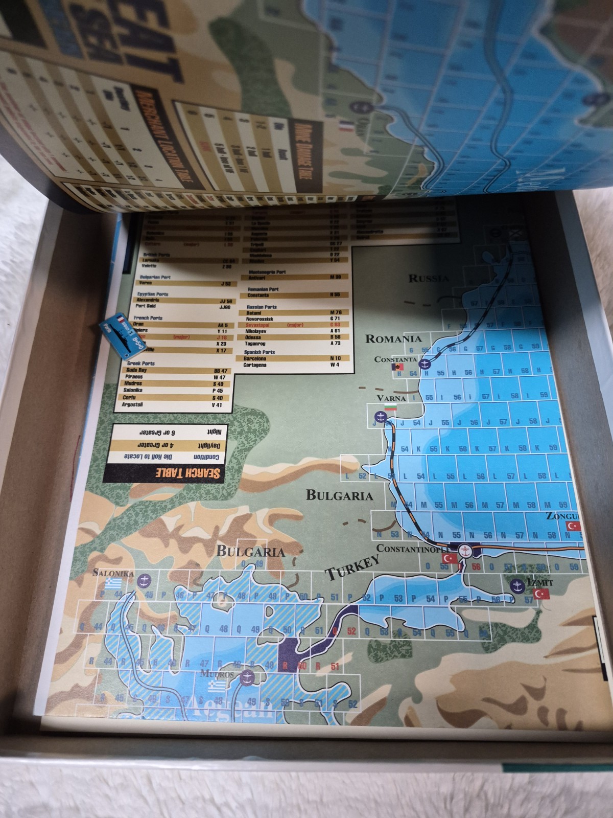 Great War at Sea #1 – The Mediterranean (2nd Edition, 1st Printing) Unpunched