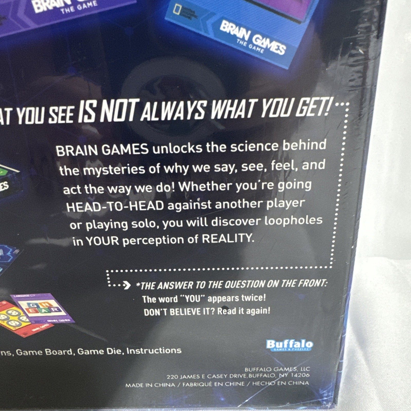 2015 Brain Games The Game New Factory Sealed NATIONAL GEOGRAPHIC