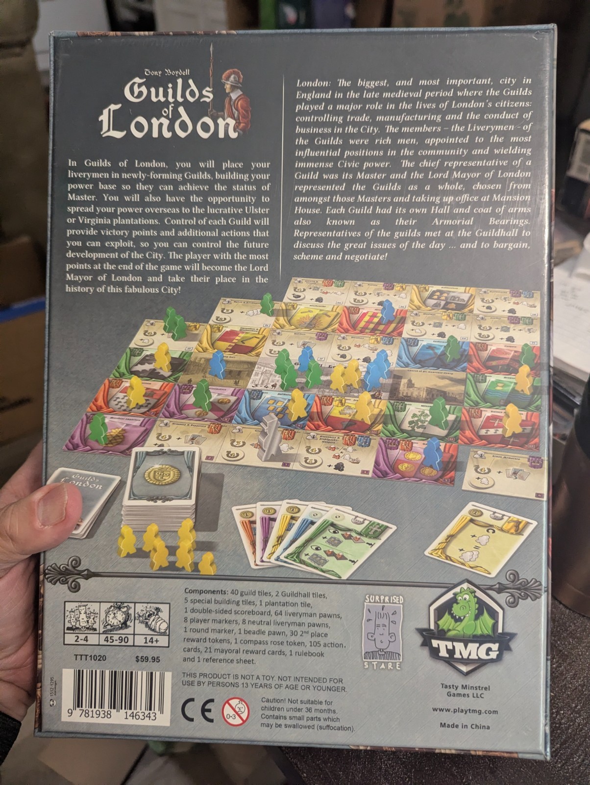 GUILDS of LONDON Board Game SEALED 2016 AWARD NOMINEE