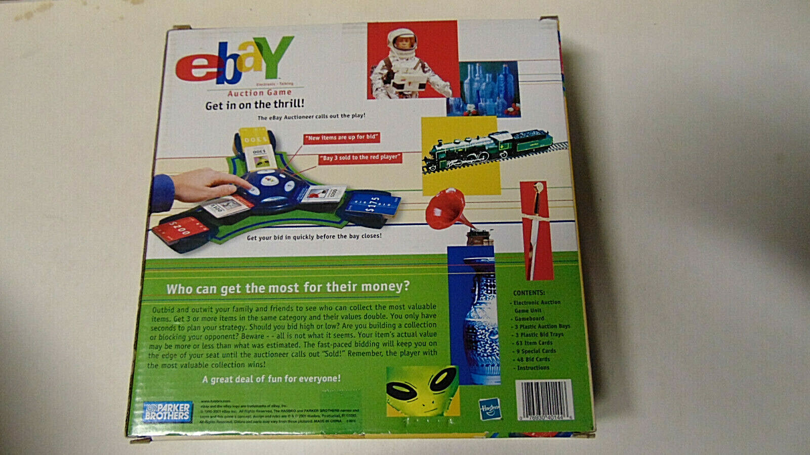 eBay Electronic Talking Auction Game 2001 Hasbro Parker Brothers