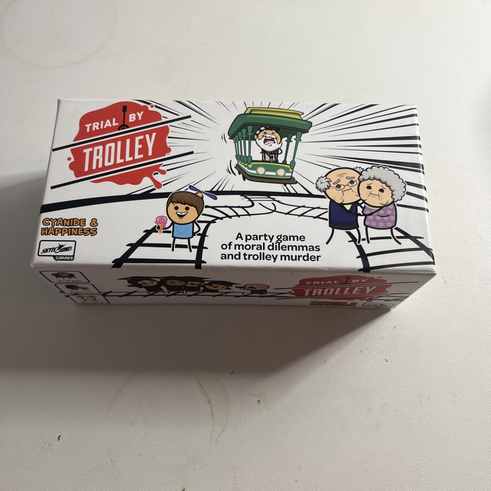 Skybound Trial by Trolley Moral Dilemma and Murder Party Game – SKY4214