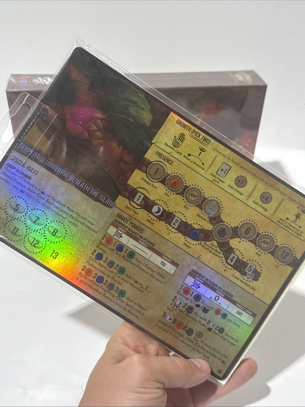 Spirit Island Feather & Flame Strategy Board Game Expansion NEW + 4 foil cards!