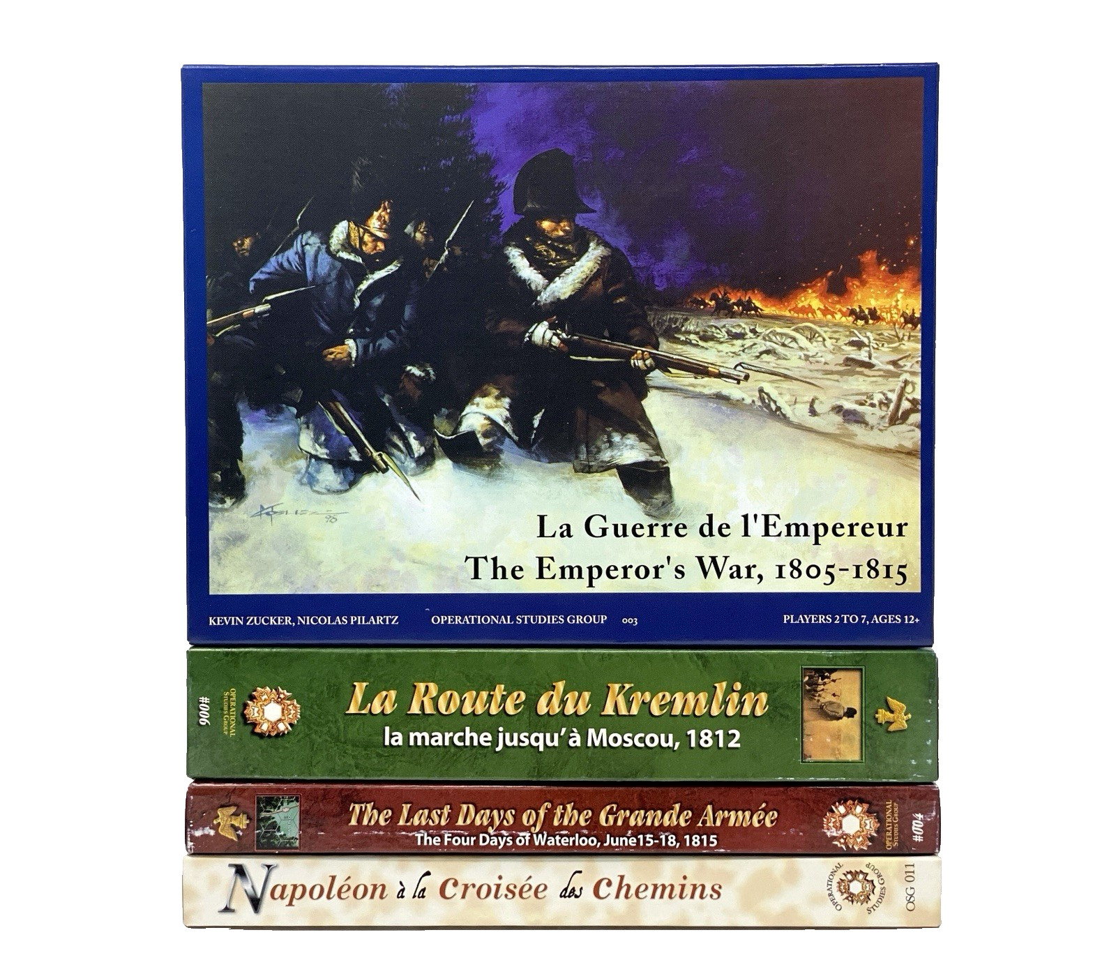 Lot of 4 VINTAGE Operational Studies Group Games (1998-2006) ALL UNPUNCHED