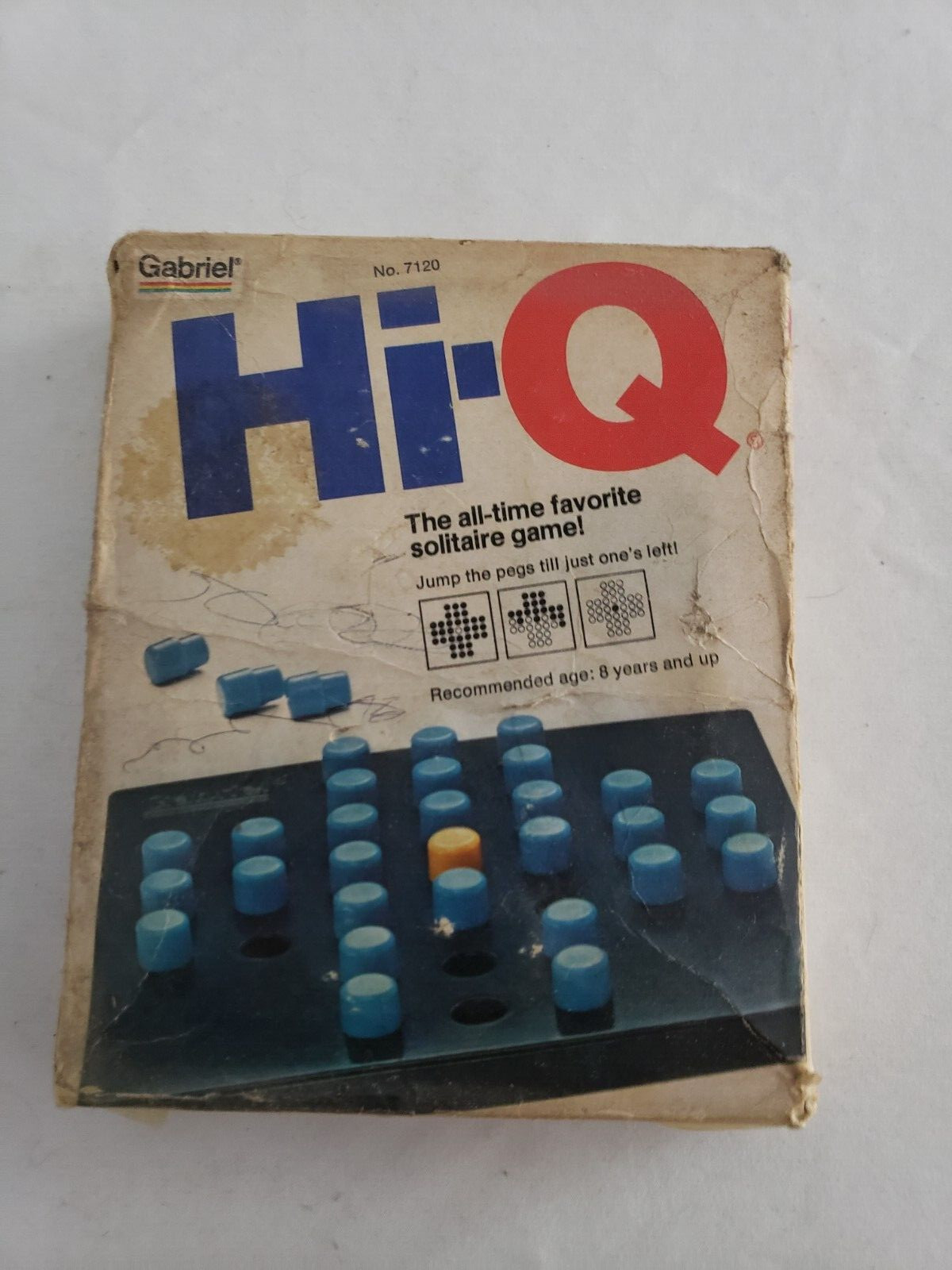 Vintage 1978 HI-Q Gabriel #7120 Solitaire Game COMPLETE