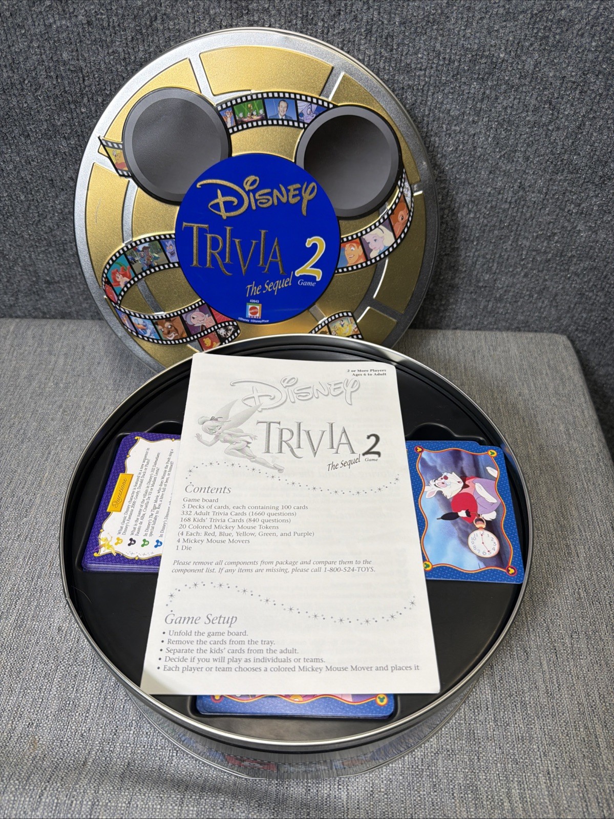 The Wonderful World of Disney Trivia 2: The Sequel Game Pre-owned.