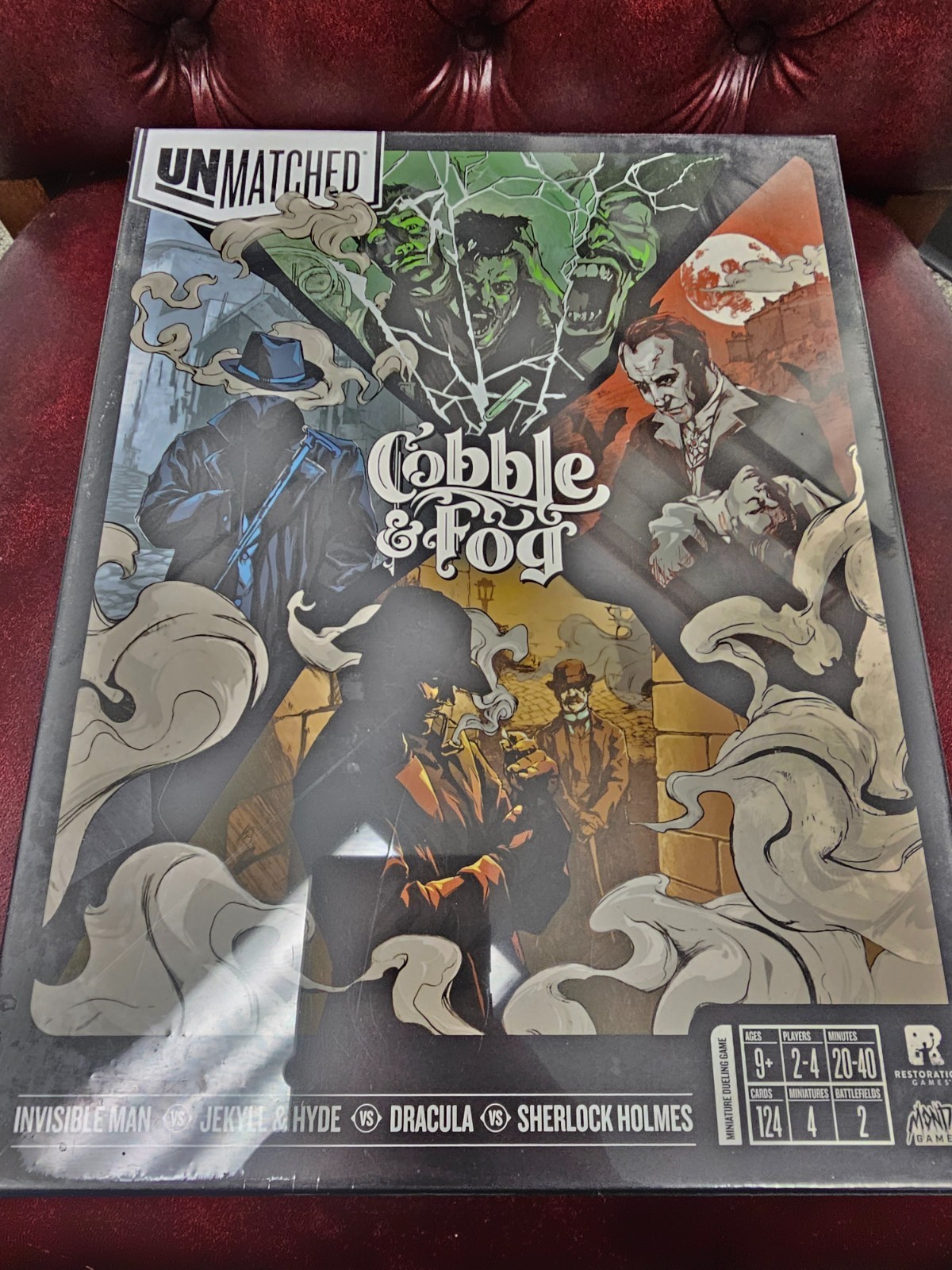 Unmatched: Cobble And Fog Board Game Restoration Games – Factory Sealed