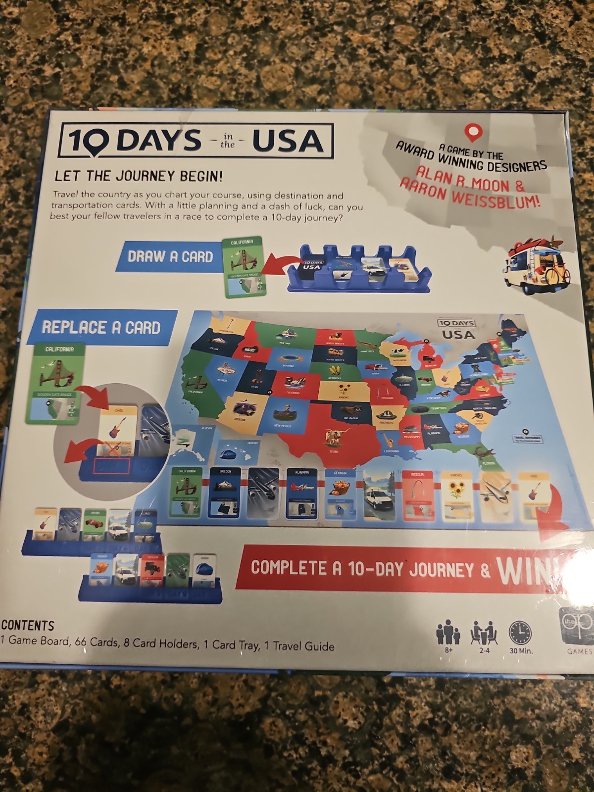 NEW IN WRAP – 10 Days in The USA | Family Road Trip Board Game